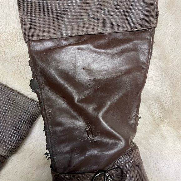 Brown High Heel Boots - Picture 4 of 10